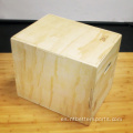 Caja de sentadillas de salto de plato de madera 3in1 3in1